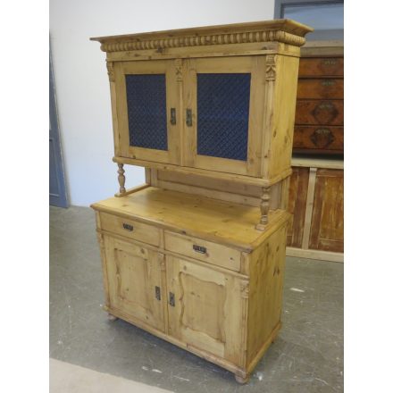 Antique Pine Kitchen Dresser (waxed)