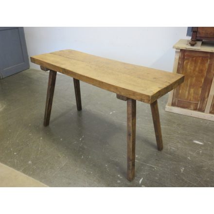 Antique Butcher Block Table (waxed)