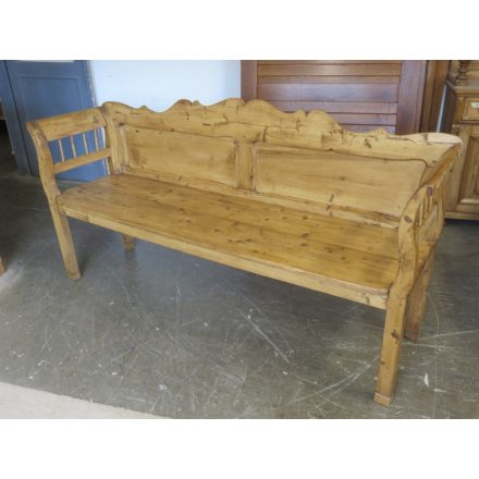 Antique Pine Bench (finished with wax)