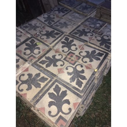 Antique floor tiles