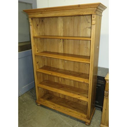 Waxed Pine Bookcase 