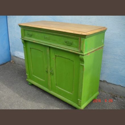 Country pine base cabinet /original paint finished product