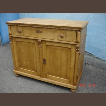 Country pine base cabinet /original wax finished product